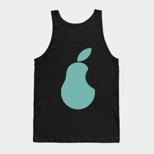 Iconic Pear Brand Green Tank Top